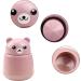Pill Crusher Jagowa Cute Bear Medicine Grinder - Portable Tablets Pulverizer for Baby, Kids, Elders, and Pets - Pink - Buy Online on GoSupps.com