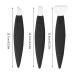 Pedicure Knife Set - 3Pcs Stainless Steel Tools for Ingrown Toe Nail, Foot Callus & Dead Skin Removal - Nail Care Kit for Feet Grooming - Black Set - Buy Online on GoSupps.com