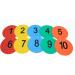 Eco Walker 6 Non-Skid Flat Cone Spot Markers - Set of 10 for Sports Speed Agility Training - Buy Online on GoSupps.com