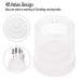 Nail Drill Holder with 48 Holes - Plastic Nail Art Stand & Drill Bit Organizer Box (White) - Perfect for Home & Salon Use - Buy Online on GoSupps.com