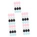 FRCOLOR 60 Pcs Finger Makeup Sponge Makeup Pads Cosmetic Sponges Body Powder Puff Foundation Sponge Face Sponges Makeup Powder Puffs Beauty Puff Wet and Dry Hydrophilic Non-latex Wet Puff