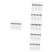 IWOWHERO 72 Pcs Eyeliner Pencil White Eyeshadow Pen Gel Eyeliner White Lip Long Lasting Eyeshadow Wooden Pole