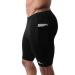 CompressionZ Compression Shorts Men with Pockets - Performance Sport Spandex Compression Underwear 8" Black Performance Shorts X-Large
