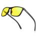 BloomoAK-99 % blue light-blocking glasses gaming goggle-free-free-anti-fatigue suitable for screens games television yellow-65 %-matt black rectangular