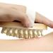 Natural Wooden Body Brush for Cellulite, Lymphatic Circulation, and Exfoliation | Dry Brush for Exfoliating and Shower Spa | Bath Brush for Smooth Skin - Buy Online on GoSupps.com