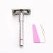 Amagogo Adjustable Double Edge Metal Shaving Guard | Classic Long Handle Beard Shaver for Home Use - International Shipping Available - Buy Online on GoSupps.com