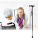 Folding Lightweight Walking Stick/Portable Crutches Cane Non Slip Unisex-Adjustable Height 70-92cm Practical Independence - Buy Online on GoSupps.com