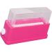 Transparent Large Capacity Micro Applicator Holder Box Dispenser with Easy Access for Refilling (Pink) - Buy Online on GoSupps.com