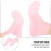 JECOMPRIS Silicone Moisturizing Socks Softening Dry Cracked Feet Rough for Calluses Spa Gel Socks Foot Care Pink - Buy Online on GoSupps.com