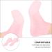 Moisturizing Gel Booties & Spa Socks - Hydrating Foot Cream for Dry Feet | Silicone Gel Stockings (35x7x1cm) in Rose - Buy Online on GoSupps.com