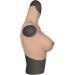 Knobco High Collar Realistic Silicone Breast Enhancers | Mastectomy Prosthesis & Costume | Ivory White Large D Cup - Buy Online on GoSupps.com