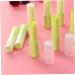 FOMIYES 10pcs Clear Lip Balm Tubes with Bamboo Caps - Refillable Containers for Lip Gloss and Balm - Buy Online on GoSupps.com