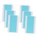 DOITOOL 6 Sheets supplies water proof film hair extensions patch Accessories adhesive tape sticker Reissue block Adhesive strip double sided pu double sided tape wig 2.5x1.5cm Assorted Color