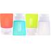 JasCherry Silicone Bottle 4 Pack Mini Silicone Travel Bottles 37ml