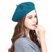 WW004 Winter 100% Wool Warm French Art Basque Beret Tam Beanie Hat Cap Turquoise