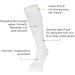 Safersox Compression Stockings Pique Class 1 - White Size 42/43 | International Shipping Available - Buy Online on GoSupps.com