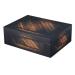 Cigar Box Humidors Barware Portable Cigar Box Three Cigar Cases Imported Cigar Box Cigar Travel Cigar Box Leather Cigar Leather Case Hand-Polished Leather Cooking & Dining 14.9*7.6*3.5cm Black