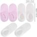 Healeved 3 Pairs Silicone Socks Moisturizing Foot Socks Soft Gel Socks Aloe Socks Spa Pedicure Socks for Women Repairing Dry Feet Cracked Heel - Buy Online on GoSupps.com