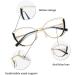 Cat Eye Large Frame Women s Blue Light Filter Reading Glasses | Fashionable +2.0 Computer Readers - Buy Online on GoSupps.com