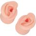 Practice Ear Model Soft Elastic Jewelry Display 1 Pair Ear Model for Beginner for Piercing Salon(Light Skin Color) - Buy Online on GoSupps.com