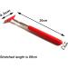 5-Piece Portable Telescopic Back Scratchers - Manual Metal Scratches for Head Back & Leg - Soft Rubber Tips for Ultimate Relaxation - Buy Online on GoSupps.com