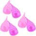 Comfortable Silicone Period Cup Set - 18 Pcs | Lady Alternative Pads | Feminine Tampon Alternatives | Purple & Pink Colors - Buy Online on GoSupps.com