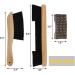 Danny Shops Set of 3 9-Inch Wooden Billiards Pool Table & Rail Brush Cleaning Tools - Cue Shaft Slicker, Snooker Cloth Cleaner - Premium Supplies - Buy Online on GoSupps.com
