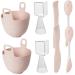 minkissy 2 Sets facial bowl makeup accessories for facials brush applicator hair dye mixing bowls mixing bowl for women kit cosmetic tool set Toolkit