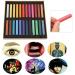 Restokki Hair Dyeing Chalk Hair Chalk Comb Non-Toxic Washable Hair Dye Crayon Salon Set Disposable Hair Dye Stick Suitable For Girls Children And Adolescents (24Colors) - Buy Online on GoSupps.com
