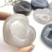 Room Decoration Gemstones for Decoration Natural Geode Agate Heart-Shaped Cluster Handmade Raw Quartz Carved Polished Decoraction Decor Stones Aura Crystal (Size : 55-65mm) - Buy Online on GoSupps.com