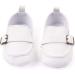 MASOCIO Baby Boys Moccasin Shoes | Soft Sole Anti-Slip Flats for Infant First Walking | 0-6 Months (White) - Buy Online on GoSupps.com