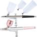 Spray Guns DoubleAction Spray Pen for InjectionAirPump Tattos Makeup Model Coloring Cake AutoStop Function Action 0.2mm/0.3mm/0.5mm Gold Kit Spray Guns Power Touch Cake Black - Buy Online on GoSupps.com