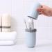 perfk 4x Toothbrush Holder & Rinse Wash Cup - Stylish Bathroom Set for Organized Oral Care | International Shipping - Buy Online on GoSupps.com