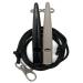 Acme dog whistle No.211.5 with pipe band |In a double pack |2 pipes including 2 ligaments |Ideal for the recall - loud and far -reaching (Black + Mink)