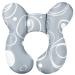 vocheer Baby Travel Pillow (upgraded version)for Head and Neck Support Pillow for Pushchair Car Seat Travel (White circle)
