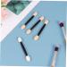 FOYTOKI 24pcs Brush Eyeshadow Eye Blending Brushey Eyeshadow Blending Brush Eshadow Sponge Applicator Black 7cm Black - Buy Online on GoSupps.com
