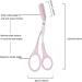Professional Eyebrow Trimmer Scissors with Comb - Eyebrow & Eyelash Hair Remover Tool for Men and Women - Pink - Buy Online on GoSupps.com