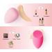 BELLA BY COSMOS Makeup Sponge Beauty Blender - Multi Colored 4 pcs Reusable and Washable Foundation and other Cosmetics Blending Sponges Set Flawless Makeup Applicator for Liquid Creams and Powder (Purple) Multi-colored purple - Buy Online on GoSupps.com