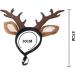 POPETPOP Dog Antlers Costume-Dog Elk Antler Reindeer Hat Cap Cat Christmas Costume Outfits Cat Headwear Small Big Dog Hat Headwear Hair Grooming Accessories-Large - Buy Online on GoSupps.com
