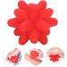 Silicone Massage Ball for Myofascial & Muscle Relaxation - Acupuncture & Deep Tissue Massager - Red Fitness Massage Ball - Buy Online on GoSupps.com
