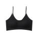BH Big Sizes Top Women Traceless Jacquard Massage Cup Breast Raffled Vest Stiling Beauty Beautiful Back Bh Under W schest Stark Heave Push-up Daily Gebrauc Sexy Women Bh Black L