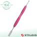 STALEKS UNIQ PQ-11/1 Double Manicure Instrument with Silicone Grip (Ring + Flat Straight Slider) - Buy Online on GoSupps.com