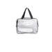 Waterproof PVC toiletry bag with zipper transparent