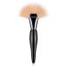 RIYAN 1 Piece Fan Shape Powder Concealer Blending Brush Professional Foundation Cosmetic Brush Make Up Black
