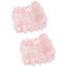 Healvian 1 Pair Rose Quartz Eye Mask Blindfold Eye Mask Cooling Eye Blinder Jade Eye Patches Anti-Aging Hot or Cold Using Stone Eye Mask