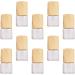 FRCOLOR 10pcs Essential Oil Roller Bottles - Refillable Glass Perfume & Essential Oil Containers (1ML Transparent) - Perfect for Aromatherapy & Travel - Buy Online on GoSupps.com