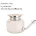 SteloKleen Stainless Steel Neti Pot Kit with Pure Salt - Unbreakable Pot & Leak Plug Nose Tip for Improved Nasal Health | HealthAndYoga - Buy Online on GoSupps.com