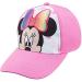 Disney Minnie Mouse Toddler Girls Pink Baseball Cap - Ages 2-4 Years - Adjustable Velcro Closure (Pink/White)