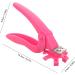 Healeved Fake Nails Scissors Trimmer Nail Clippers Nail Tips Nail Art Tool Stainless Steel Nail Clipper Fingernail Manicure Tool Nail Art Clipper Nail Flakes Plastic Lengthen Pink - Buy Online on GoSupps.com