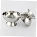 Frcolor High Impact Metal Shaving Bowl - 5th Generation Shaving Shell Container for Mustache Whirlwind & Soap Holder - Travel-Friendly Stainless Steel Shaving Equipment - Buy Online on GoSupps.com